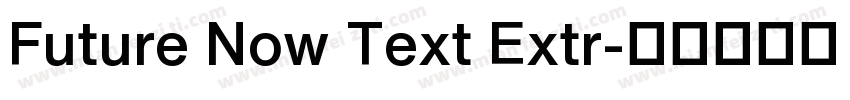 Future Now Text Extr字体转换